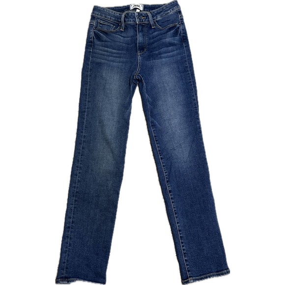 PAIGE Denim - Paige Jacqueline Straight Medium Wash Mid-Rise Jean Size 25